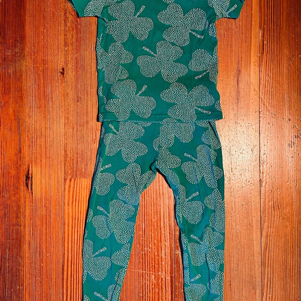Green Clover Kids Pajamas